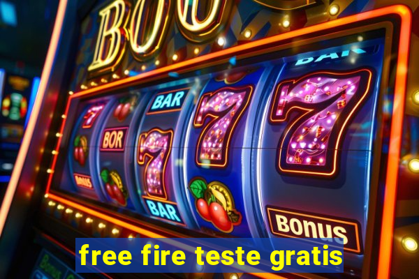 free fire teste gratis